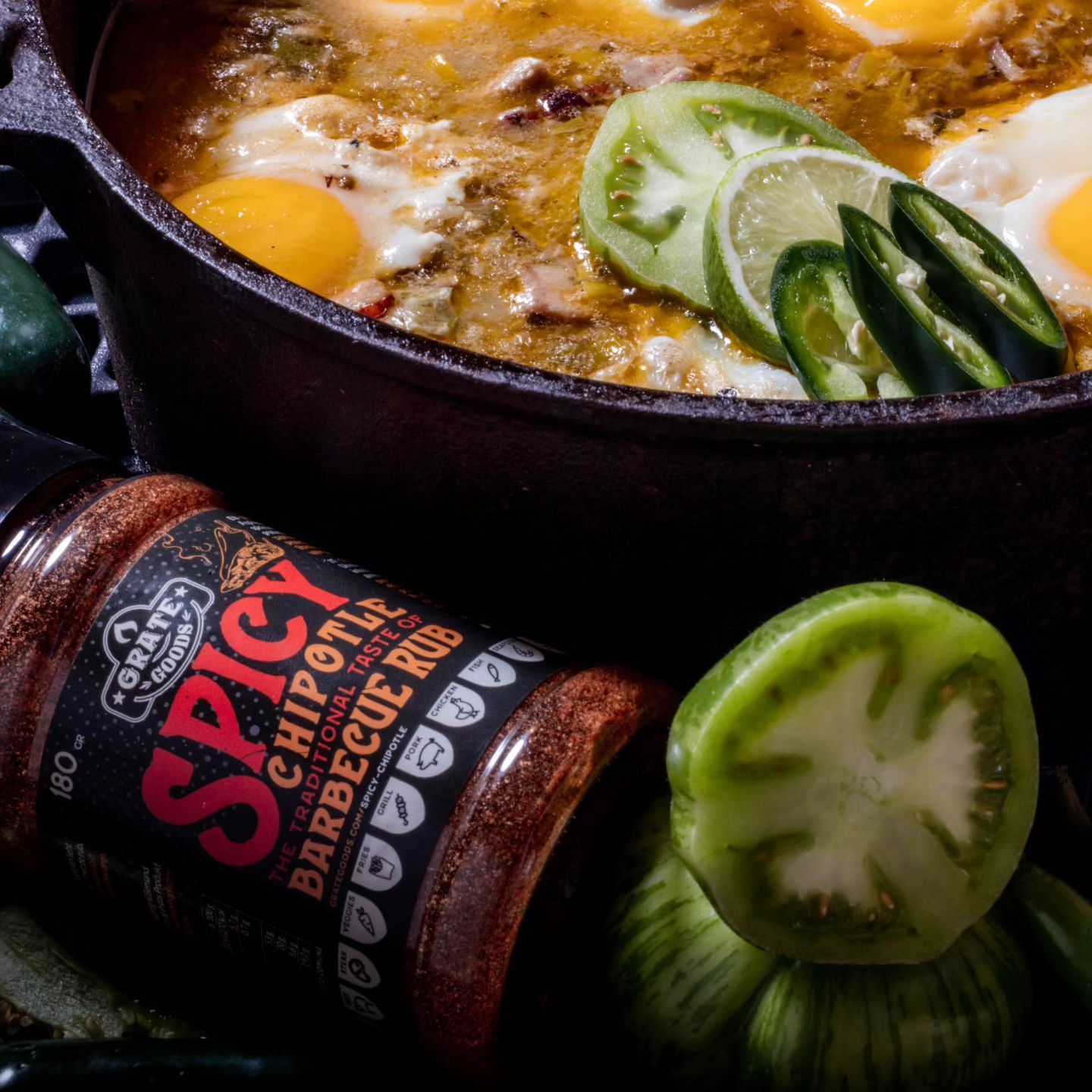 Rub Spicy Chipotle BBQ 180 g Grillgut