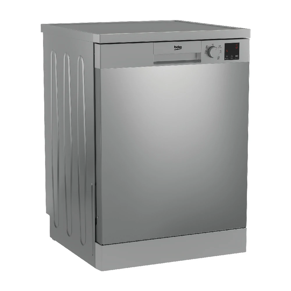 Beko Standgeschirrspüler, 60 cm, 13 cm, Display mit Deckel und Edelstahl, DVN05320X