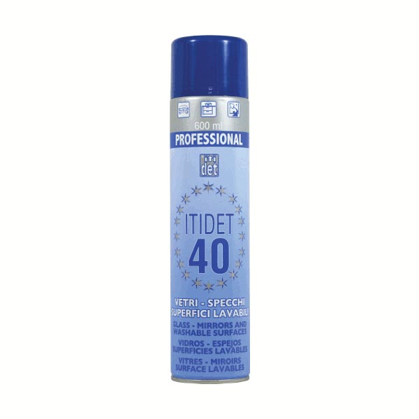 Professionelles Glasspray 600 ml Itidet 40