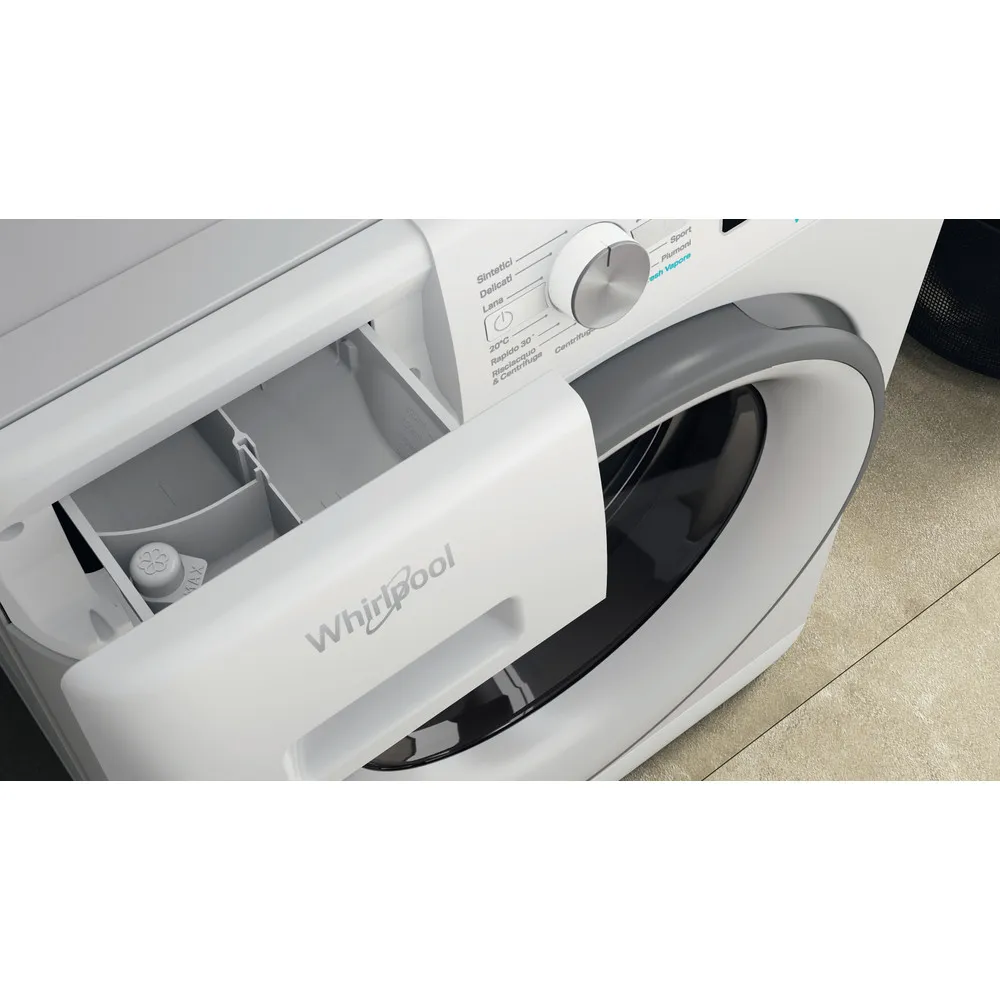 Waschmaschine 8 kg Whirlpool 6° SENSE DAMPF BEI 1400 U/MIN FFB 846 SV IT