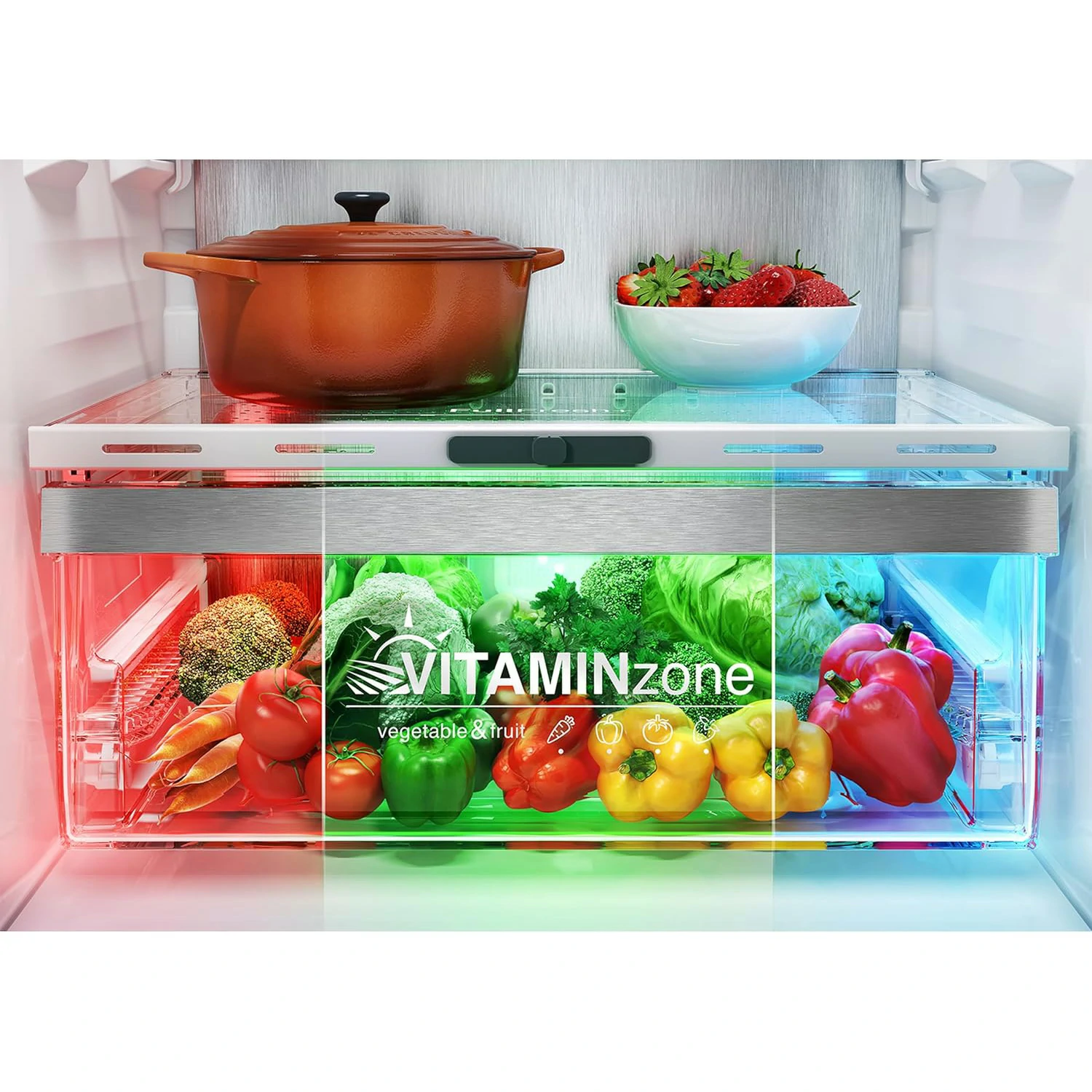 Grundig GKPN 66940 LXRW 355 Liter freistehender Kühlschrank