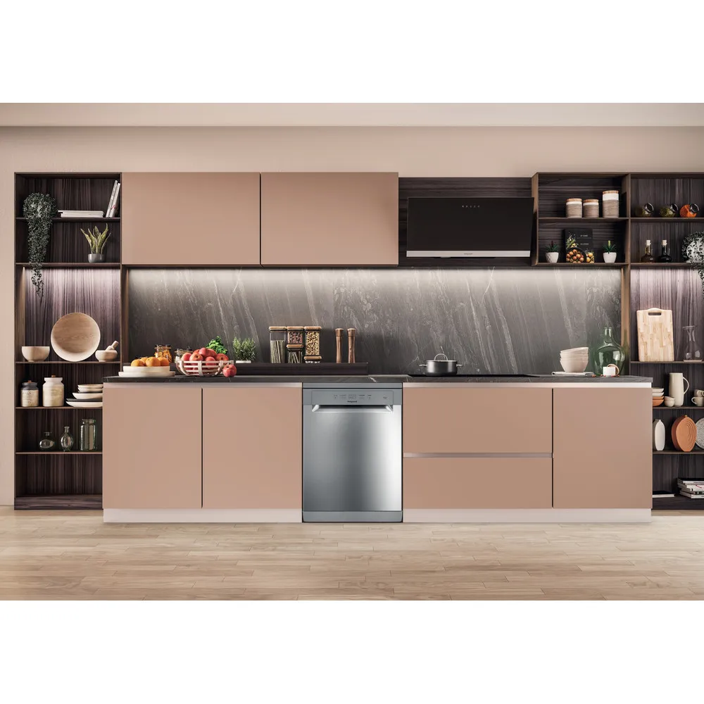 Hotpoint Standgeschirrspüler 14 COVERED AND INOX H2F HL626X