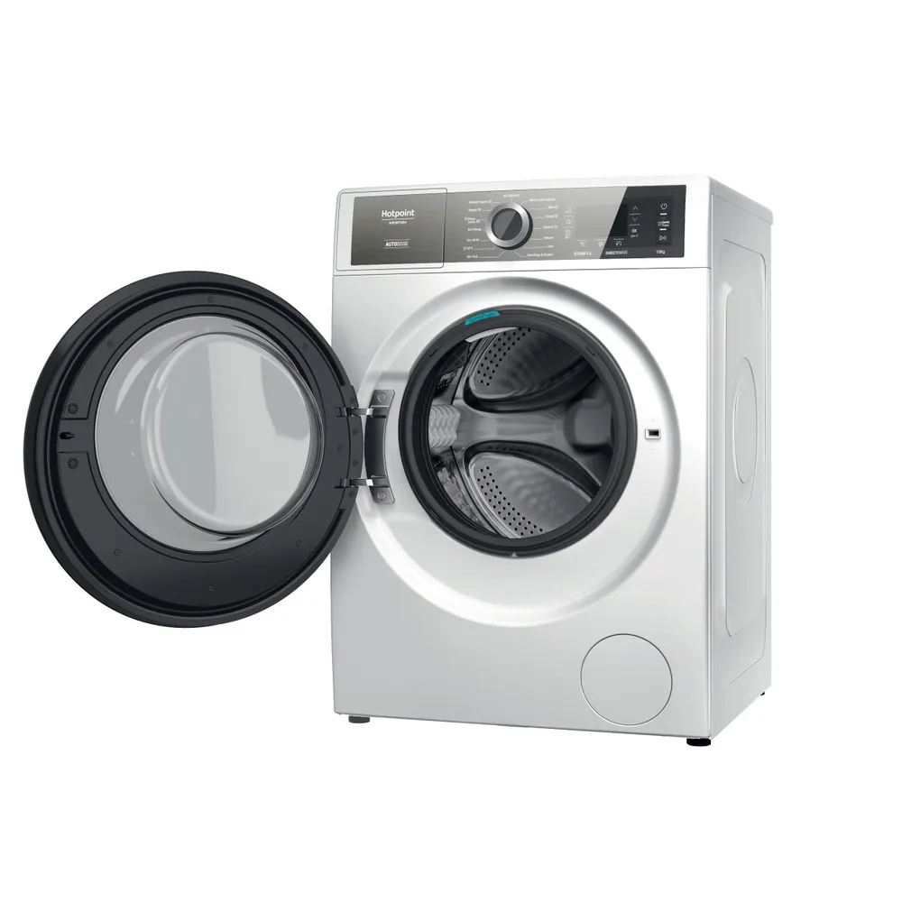 Hotpoint Waschmaschine mit Direktantrieb, 10 kg, DIREKTDAMPF, GEEIGNET FÜR H8 W046WB