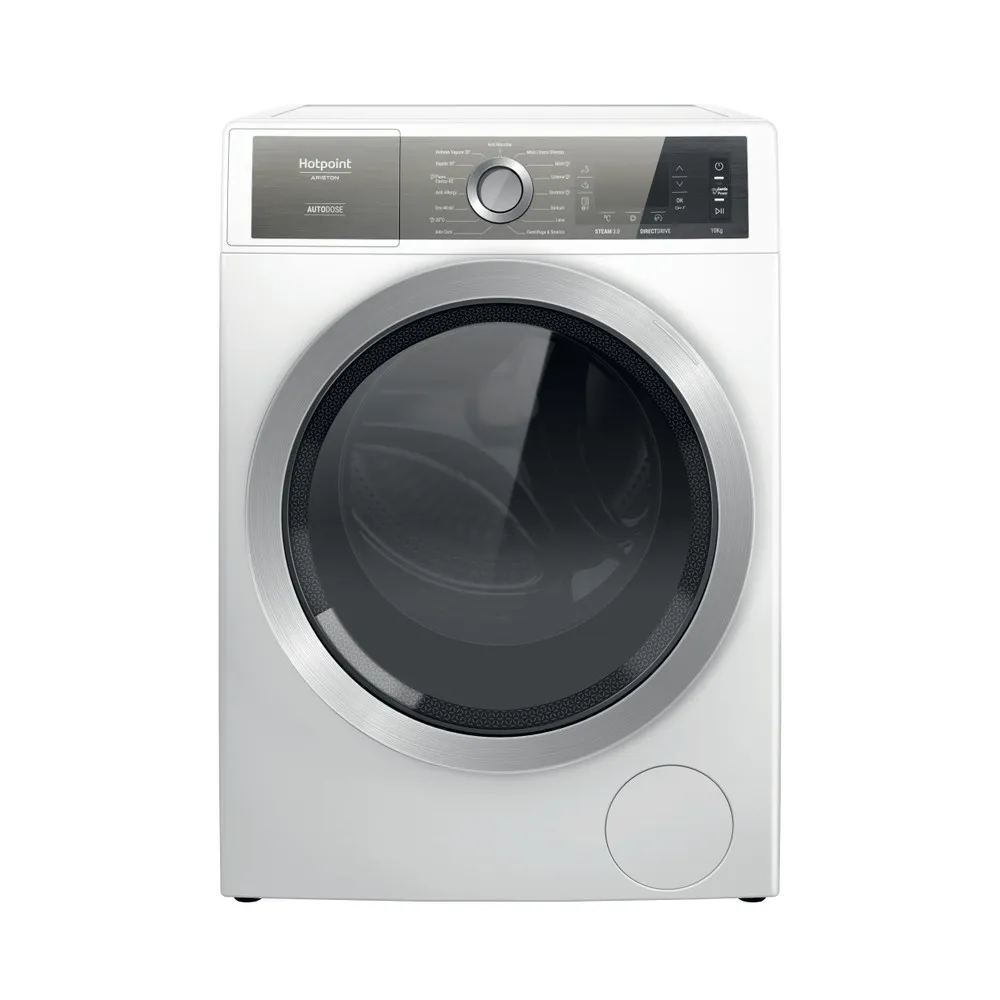 Hotpoint Waschmaschine mit Direktantrieb, 10 kg, DIREKTDAMPF, GEEIGNET FÜR H8 W046WB