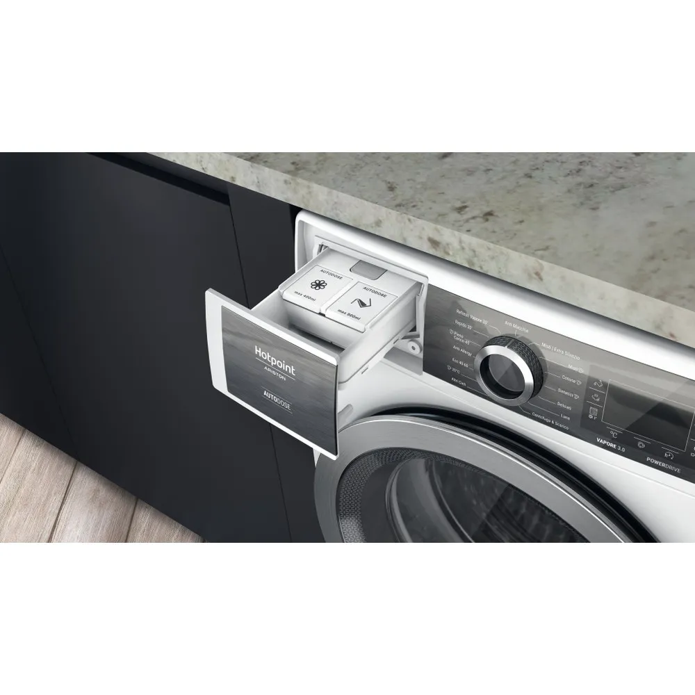 Hotpoint Dampfwaschanlage, 9 kg, 1400 U/min, H8 W946WB IT