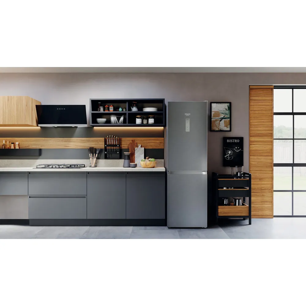 Hotpoint 335LT SILVER HAFC8 TO32SX No Frost Kombikühlschrank