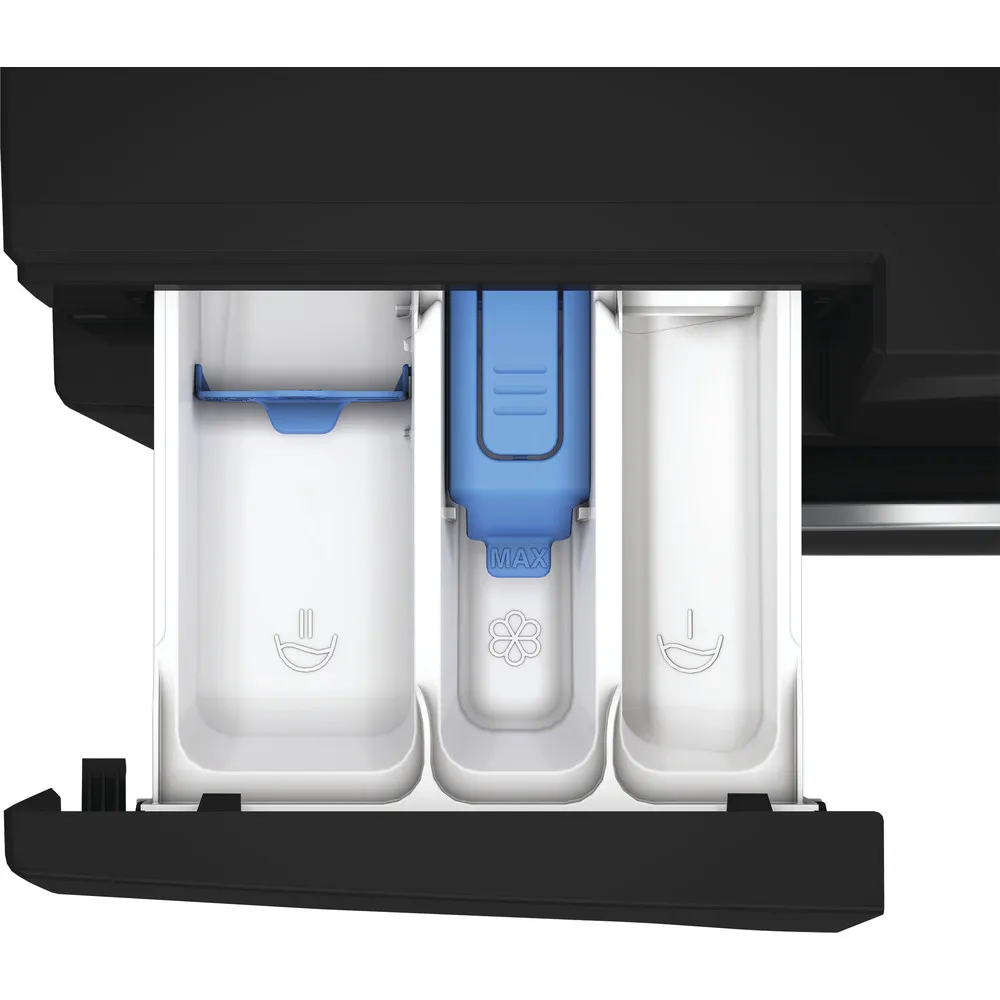 10 kg Hotpoint Dampfwaschmaschine A 1400GIRI SCHWARZ HB 103B CARE IT