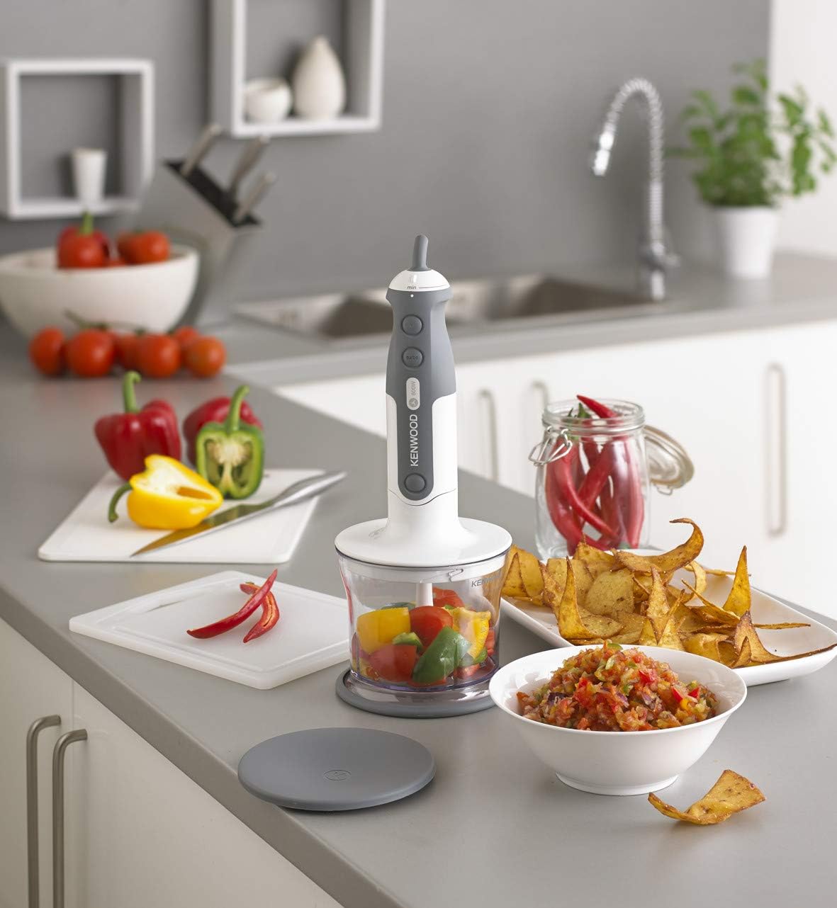 Motorgehäuse für Kenwood KW715645 Tauchmixer