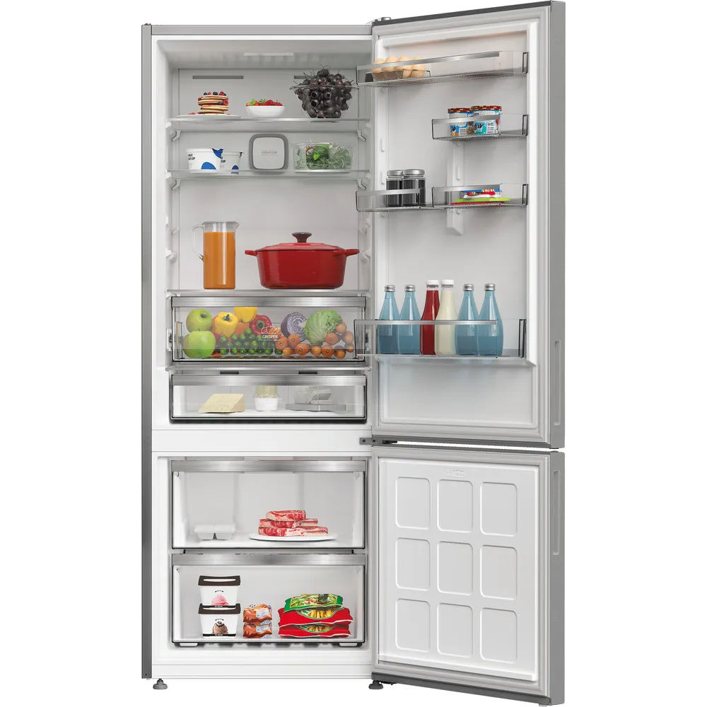 Hotpoint No Frost 475 LT 70CM EDELSTAHL HPAK2 6472 XP4E Kombi-Kühlschrank