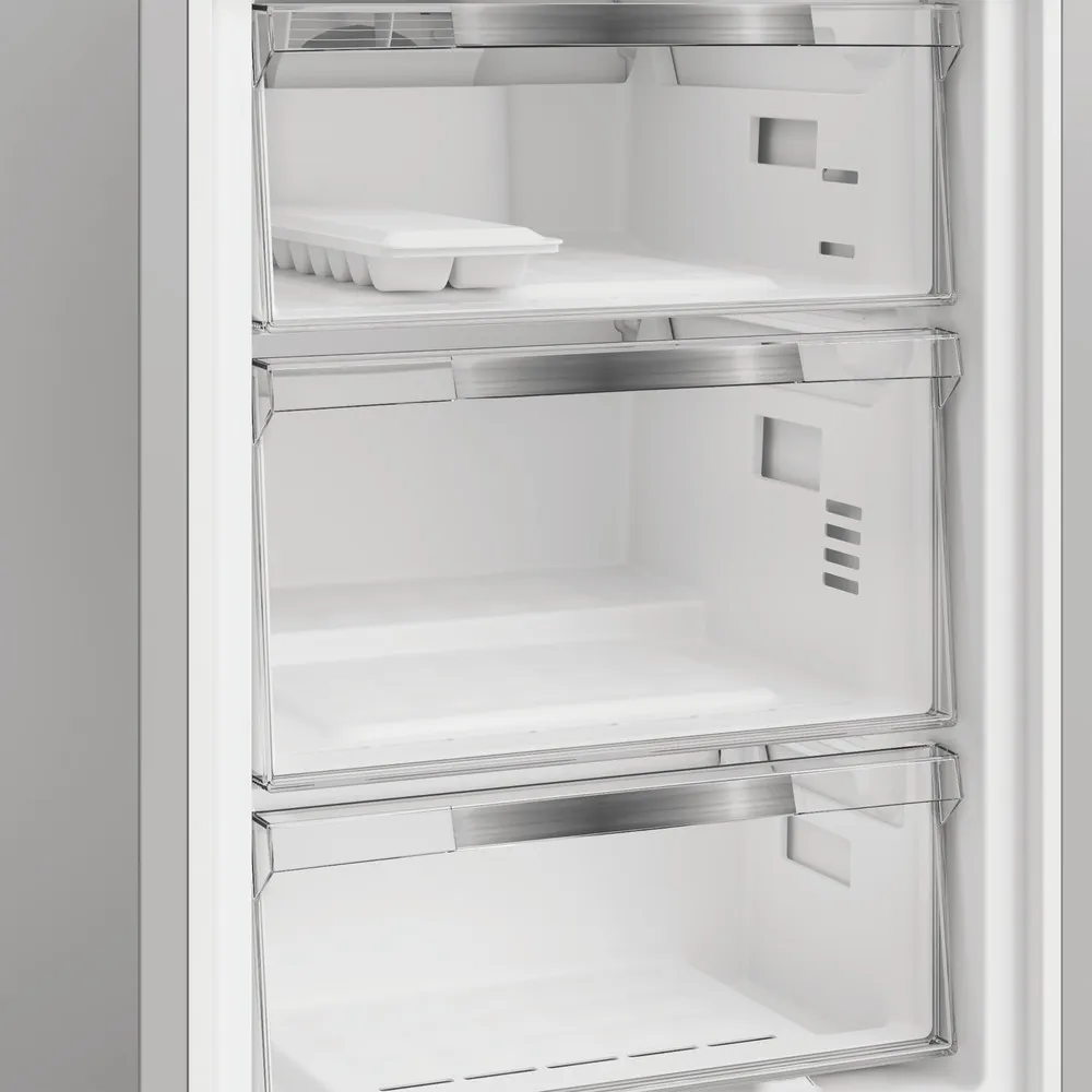 HOTPOINT 316LT UND DUALNOFROST KOMBI-KÜHLSCHRANK, 60 CM, SILBER, HPK 26362 XP4E