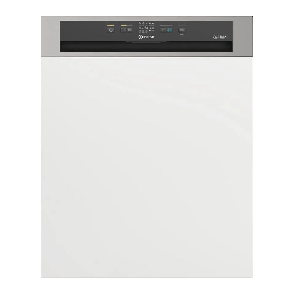 Einbau-Geschirrspüler mit Frontplatte 60 cm Indesit I3B L634 X