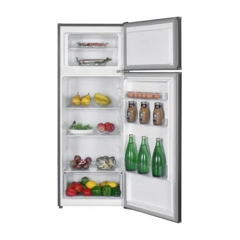 Indesit 206LT E 55CM SILVER I55T0 412S Doppeltür-Kühlschrank