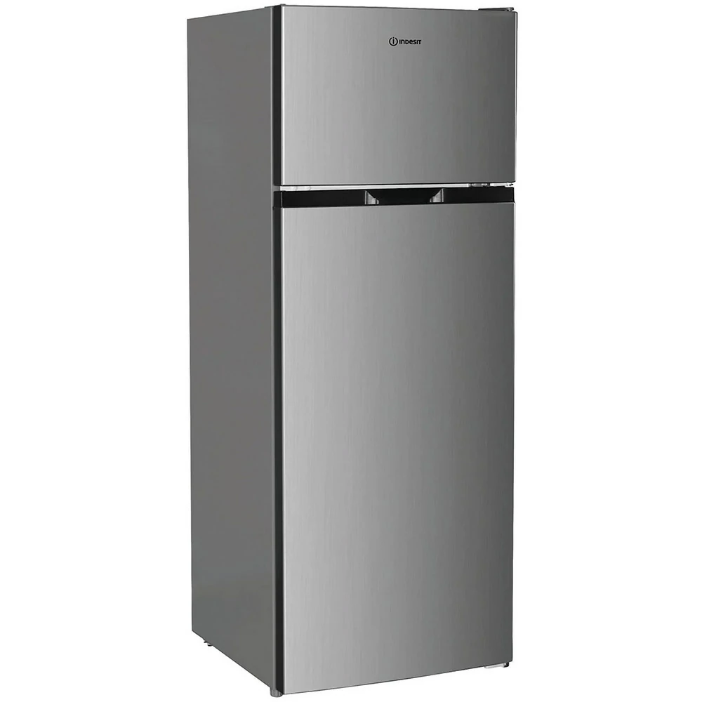 Indesit 206LT E 55CM SILVER I55T0 412S Doppeltür-Kühlschrank