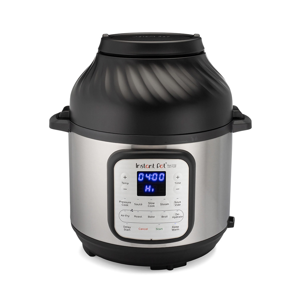 Instant Pot Duo Crisp Elektrischer Schnellkochtopf und Heißluftfritteuse, 8 l