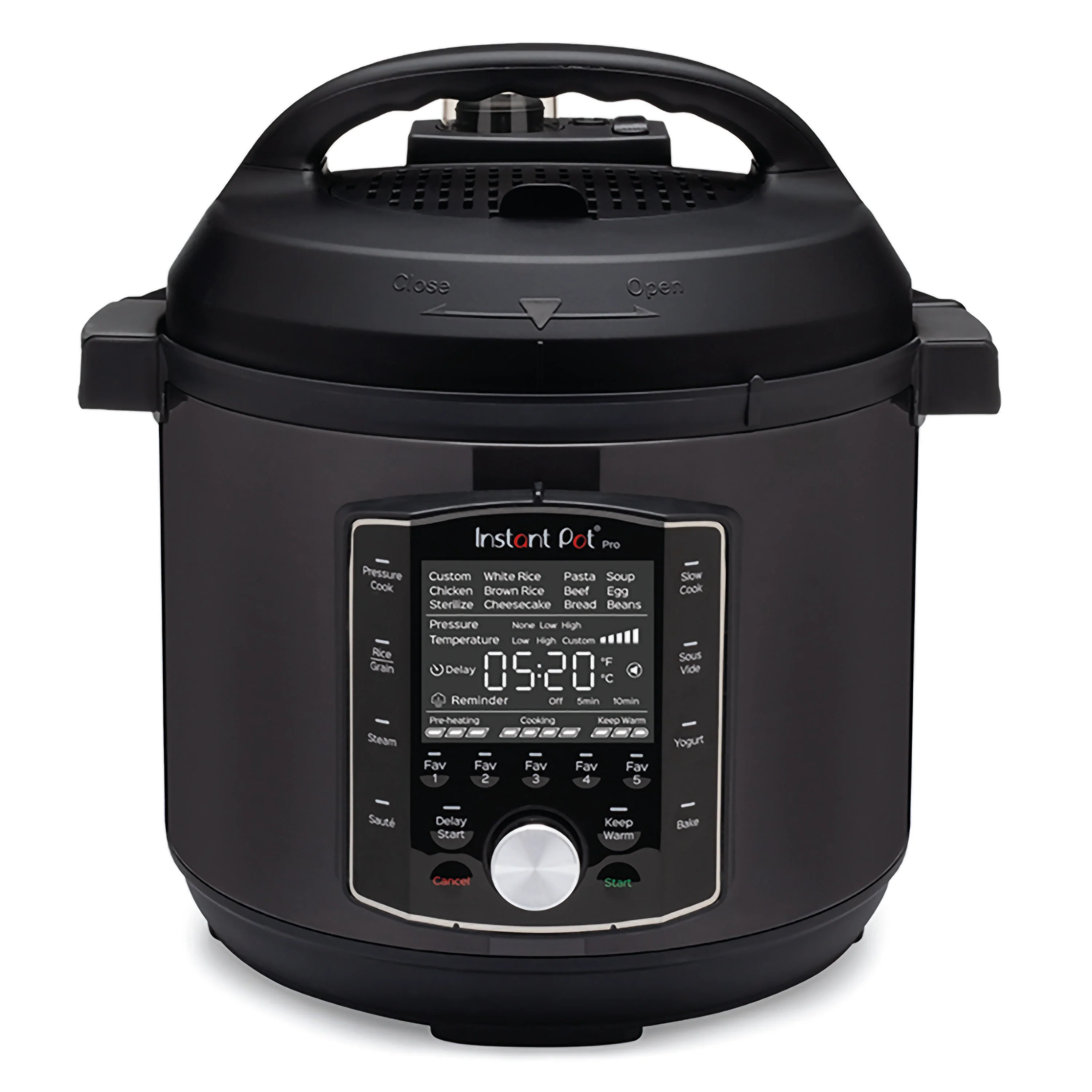 Instant Pot Pro Elektrischer Schnellkochtopf, 8 l