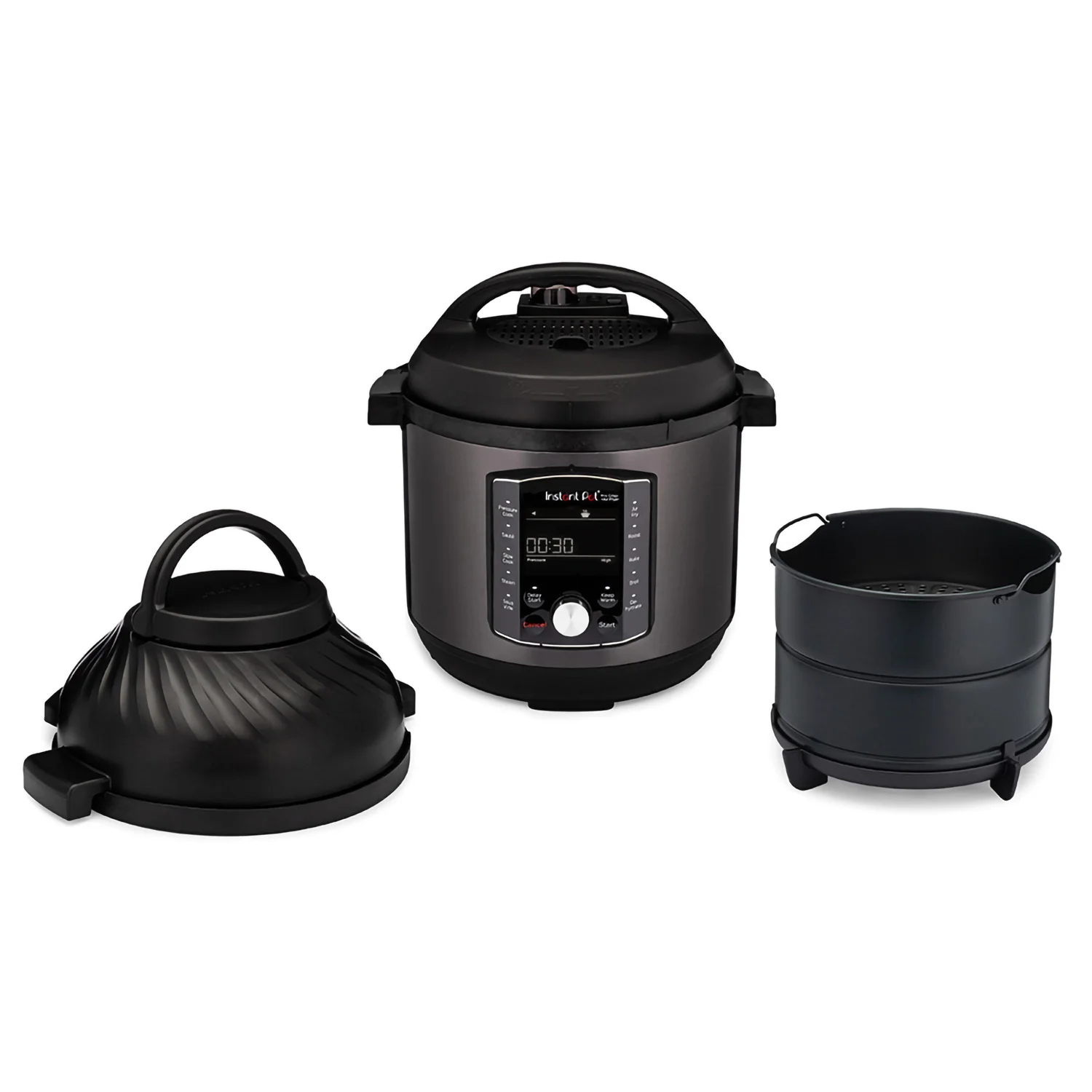 Instant Pot Pro Crisp Elektrischer Schnellkochtopf und Heißluftfritteuse, 8 l