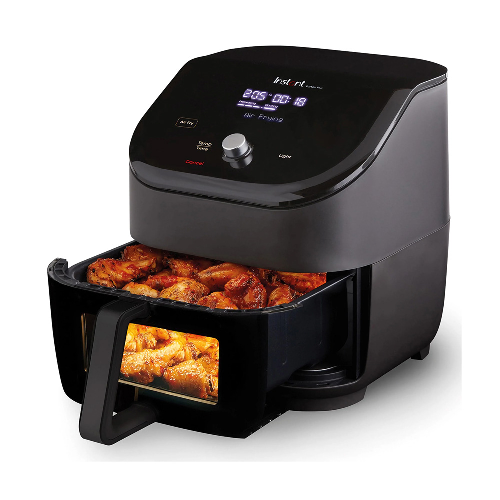 Instant Vortex Plus ClearCook 5,7 Liter Mehrzweck-Luftfritteuse schwarz