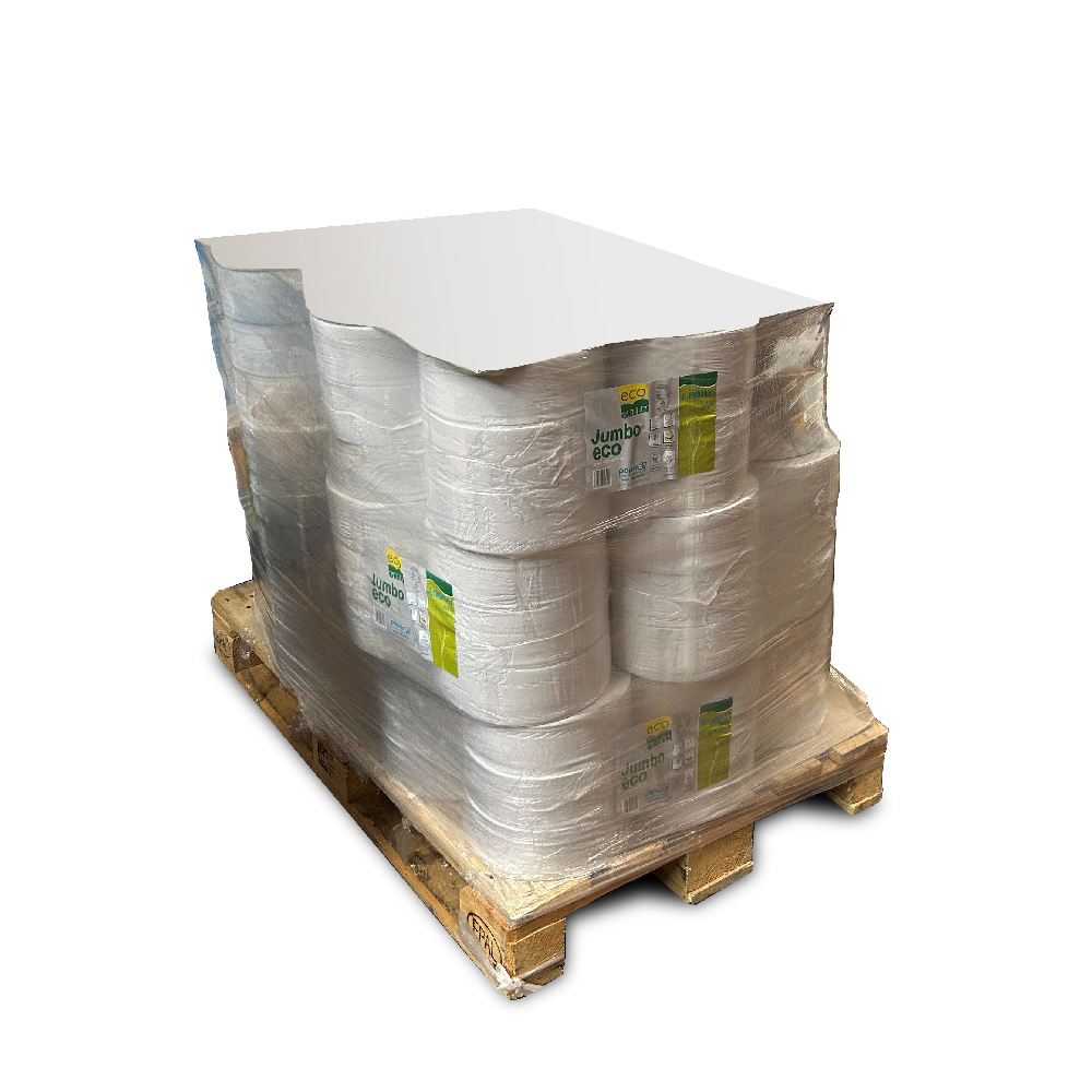 Palette 21 Stück mit 6 Rollen Jumbo Öko-Toilettenpapier