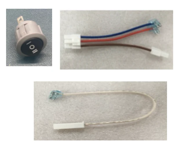 Netzschalter mit M1/M6/M12-Verbindungskabel