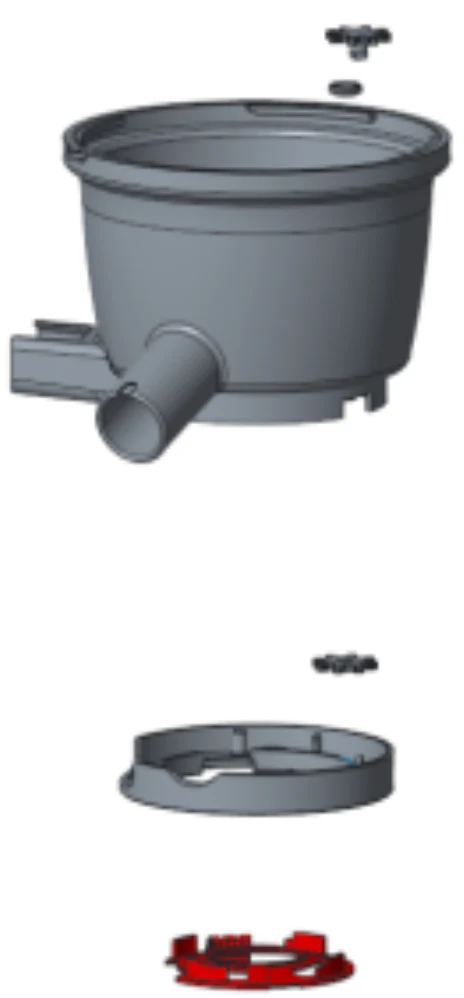 C77/C82 Trommelfuß mit 4 Backen