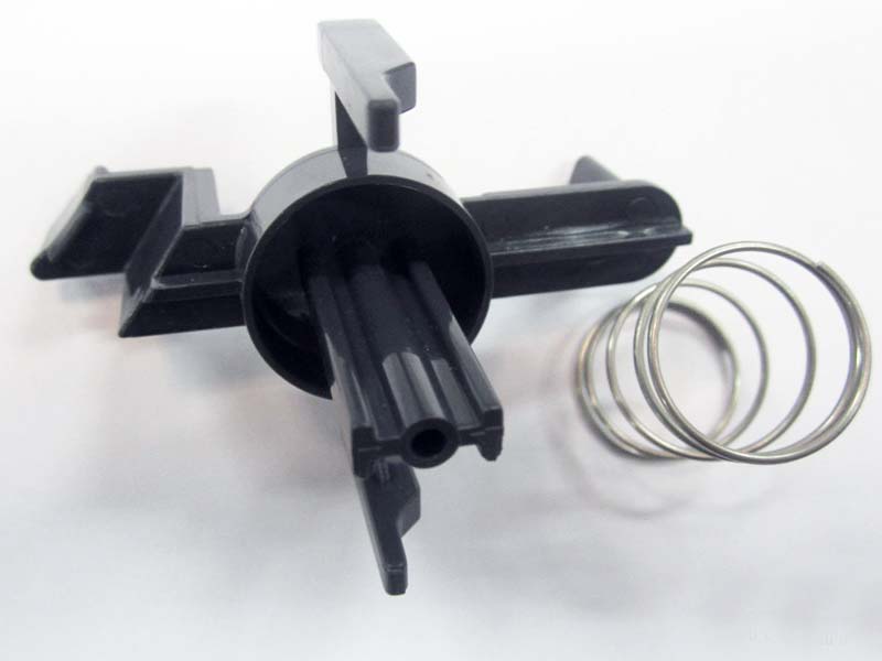 WELLE UND FEDER VERRIEGELN