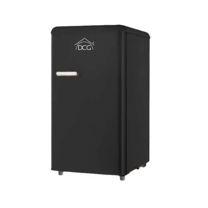 DCG MF100B KÜHLSCHRANK, RETRO-LINE, EINTÜRIG, 100 L, SCHWARZ
