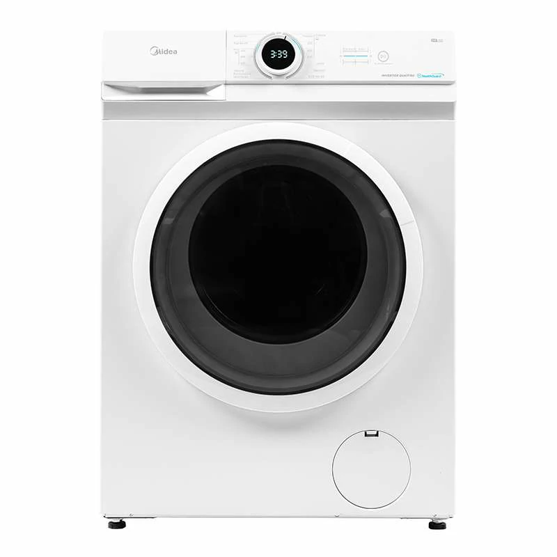 Midea LUNAR DAMPFINVERTER, 1400 U/min, 9 kg, Waschmaschine MF100W90BA/W-IT