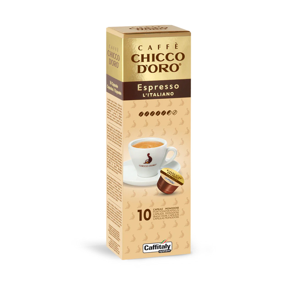 L'Italiano Espresso Coffee Packung mit 10 Kapseln 