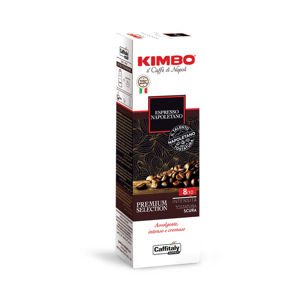 Kimbo Neapolitan Espresso Kaffeepackung mit 10 Kapseln