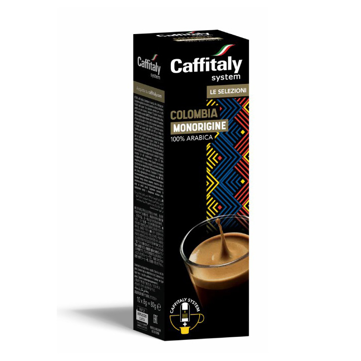 Colombia Single Origin Coffee Packung mit 10 Kapseln