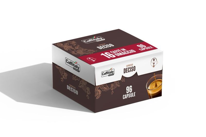 Packung 96 Kapseln Caffitaly Espresso Deciso - Sparpaket
