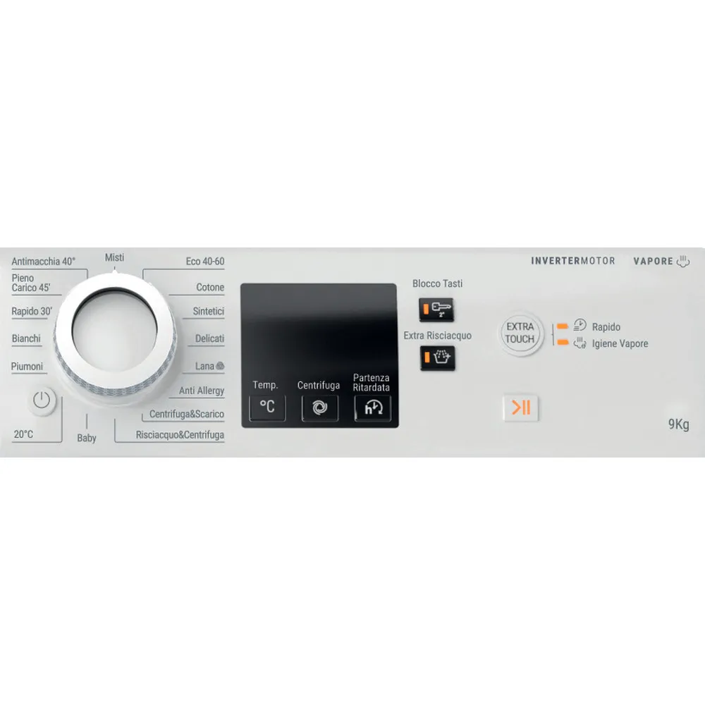 Hotpoint Dampfwechselrichter, 1400 U/min, 9 kg, Waschmaschine NFR79W IT