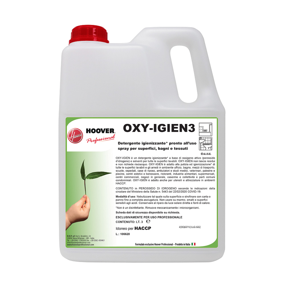 Oxy Igien Desinfektionsmittel für Oberflächen und Textilien 3 Liter