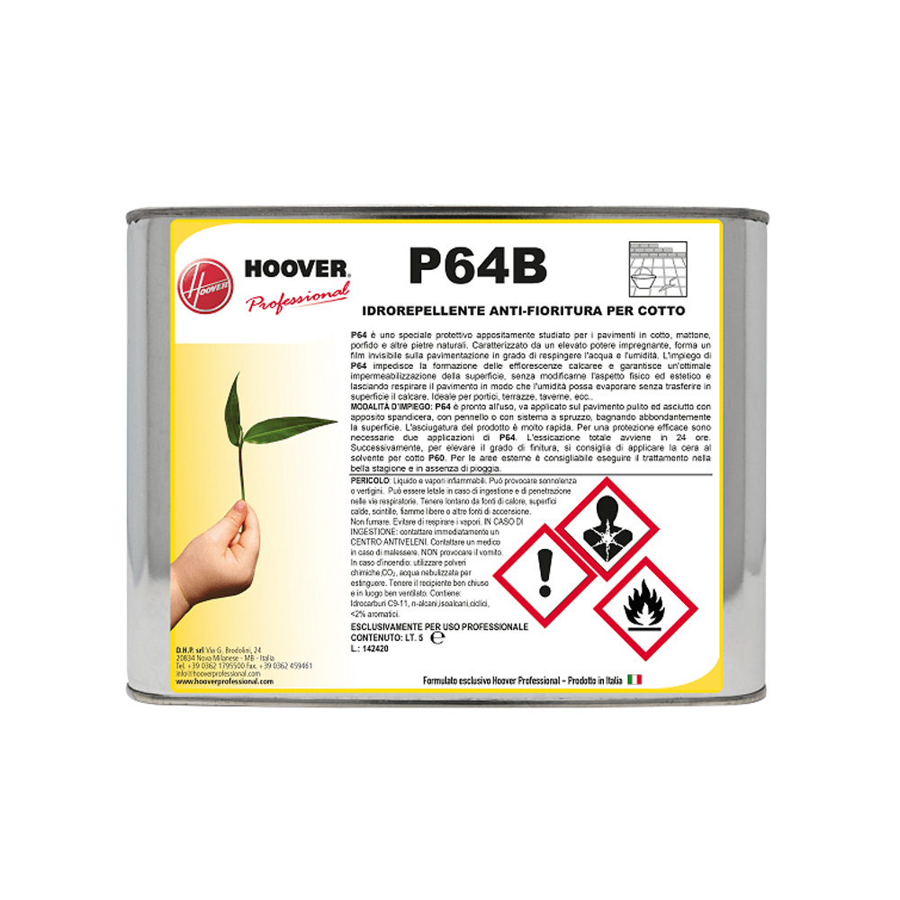 P64B Wasserabweisendes Imprägniermittel für Terrakotta und poröse Natursteine