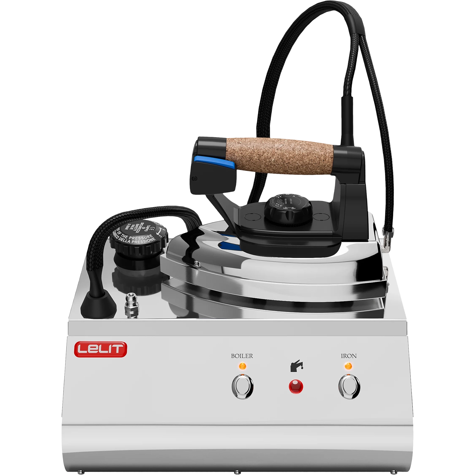 PS25 Lelit Dampfbügeleisen mit separatem 2,5-Liter-Boiler