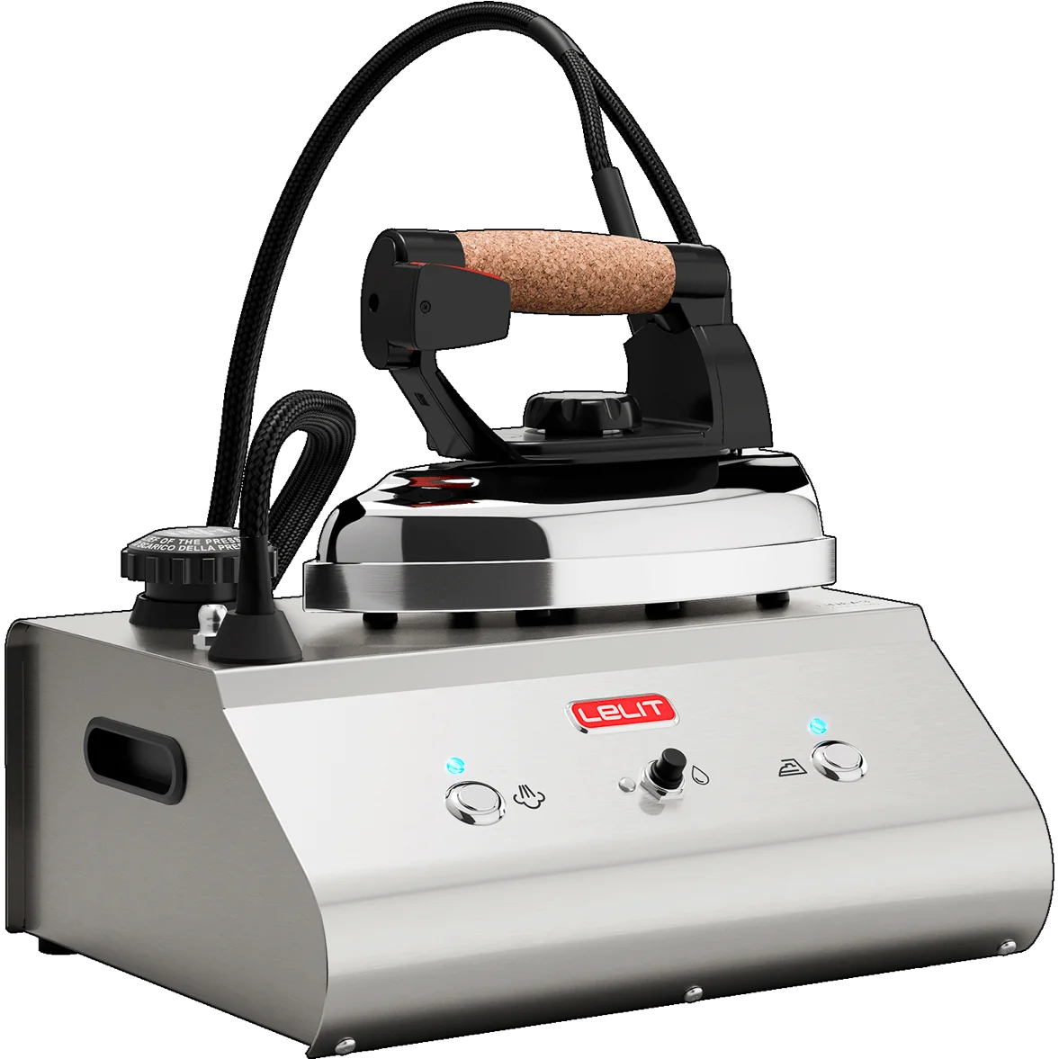 PS325 Lelit Bügeleisen mit separatem 2,5-Liter-Boiler für zusätzlichen Schutz