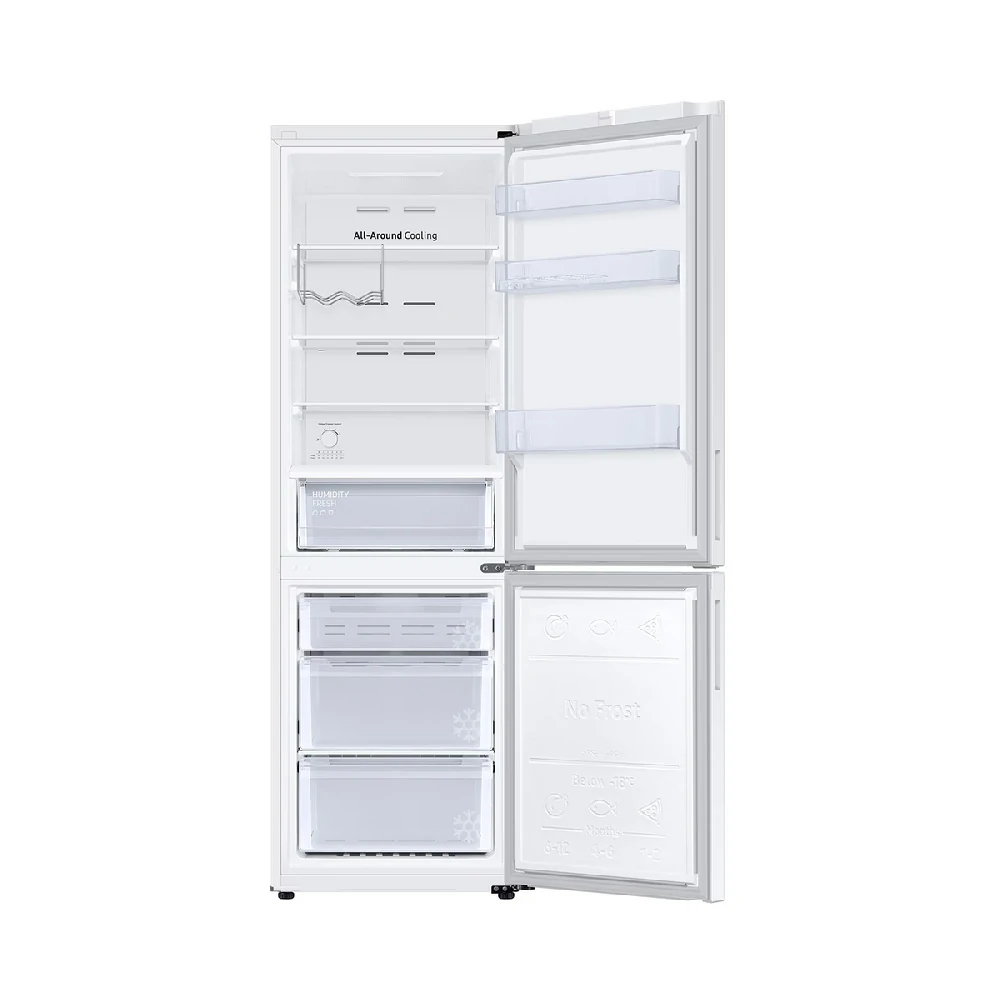 Samsung TOTAL NOFROST 344 LT 60C E WHITE Kombi-Kühlschrank RB33B612EWW/EF