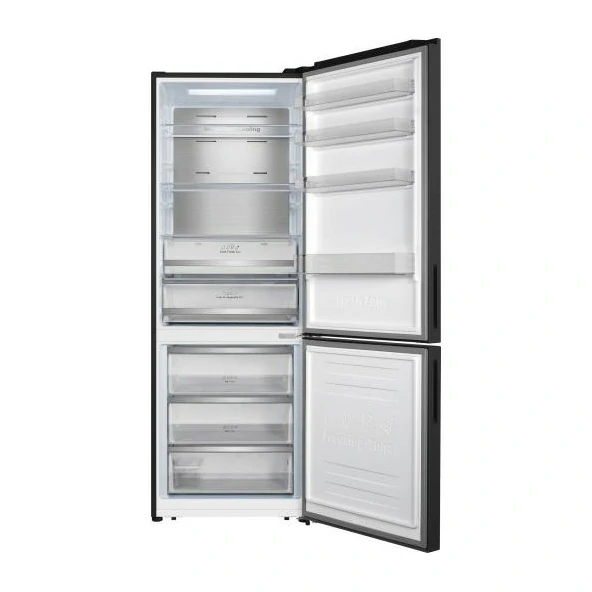Hisense INVERTER RB645N4BFE Kombi-Kühlschrank 495LT UND 70 CM SCHWARZ