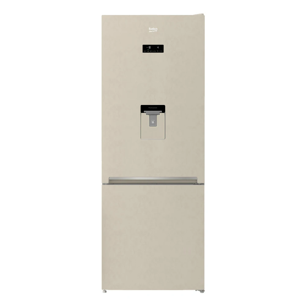 Beko No Frost 560 LT 70CM SAND Kombi-Kühlschrank RCNE560E40DBN
