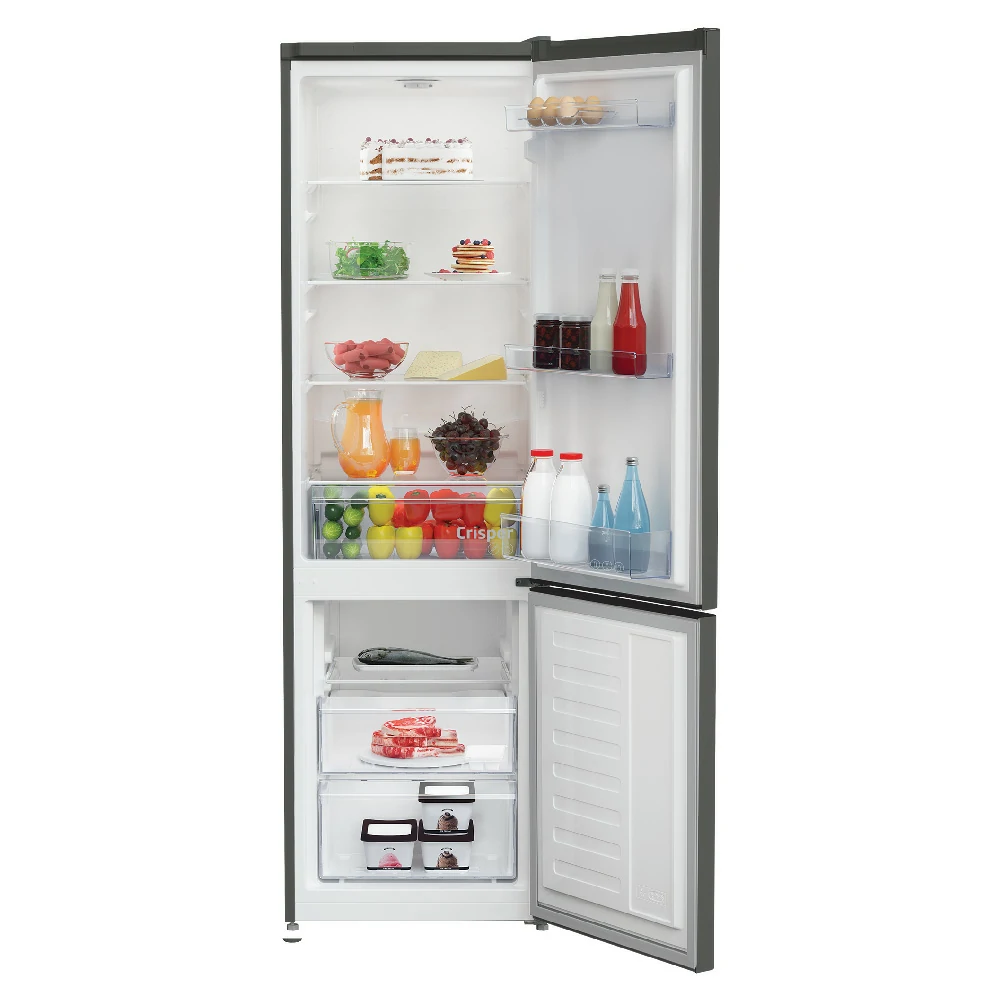 Beko 295LT MINFROST E 54CM GRAU RCSA300K40GN Kombikühlschrank