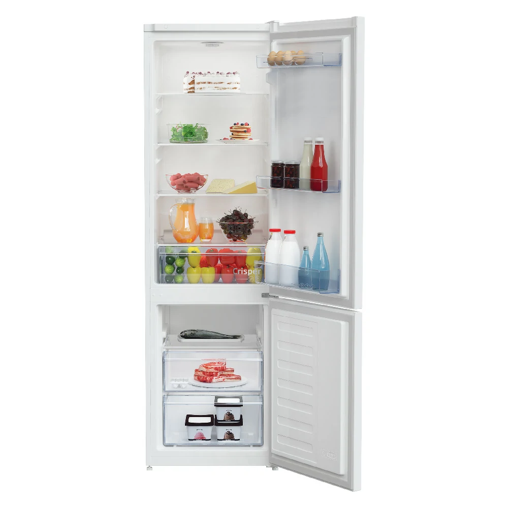 Beko 295LT MINFROST Kombinierter Kühlschrank, 54 cm, Weiß, RCSA300K40WN
