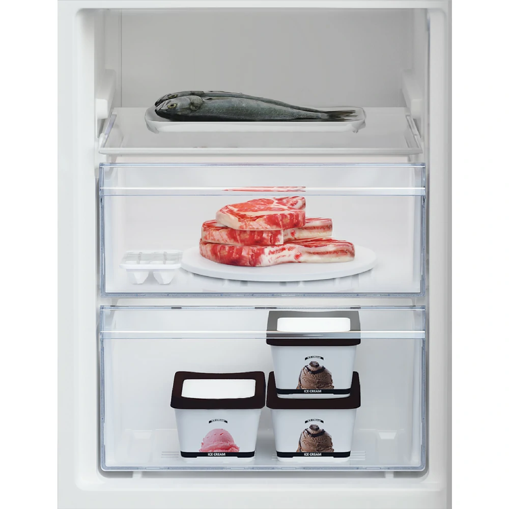 Beko 295LT MINFROST Kombinierter Kühlschrank, 54 cm, Weiß, RCSA300K40WN