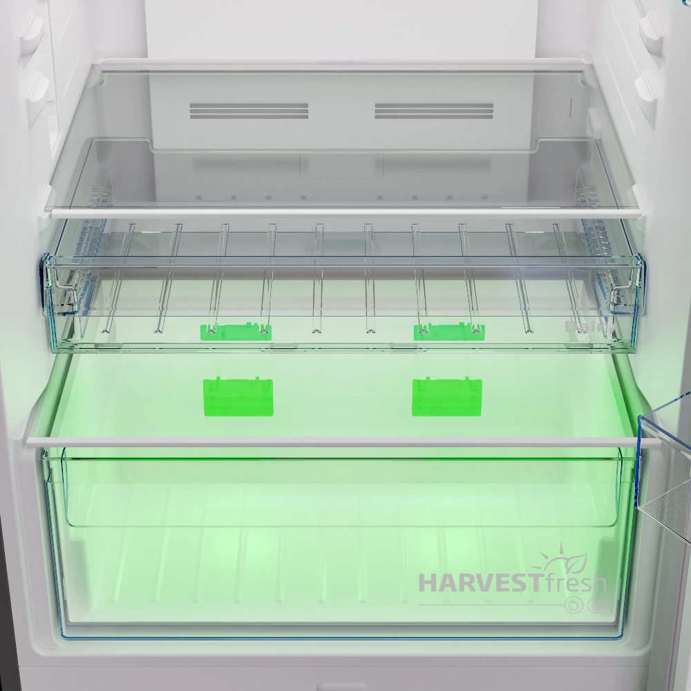 Beko No Frost 455 LT 70CM SILBER Doppeltür-Kühlschrank RDNE455E40DSN