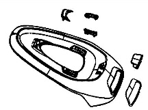 Halter für Dampfbügeleisen