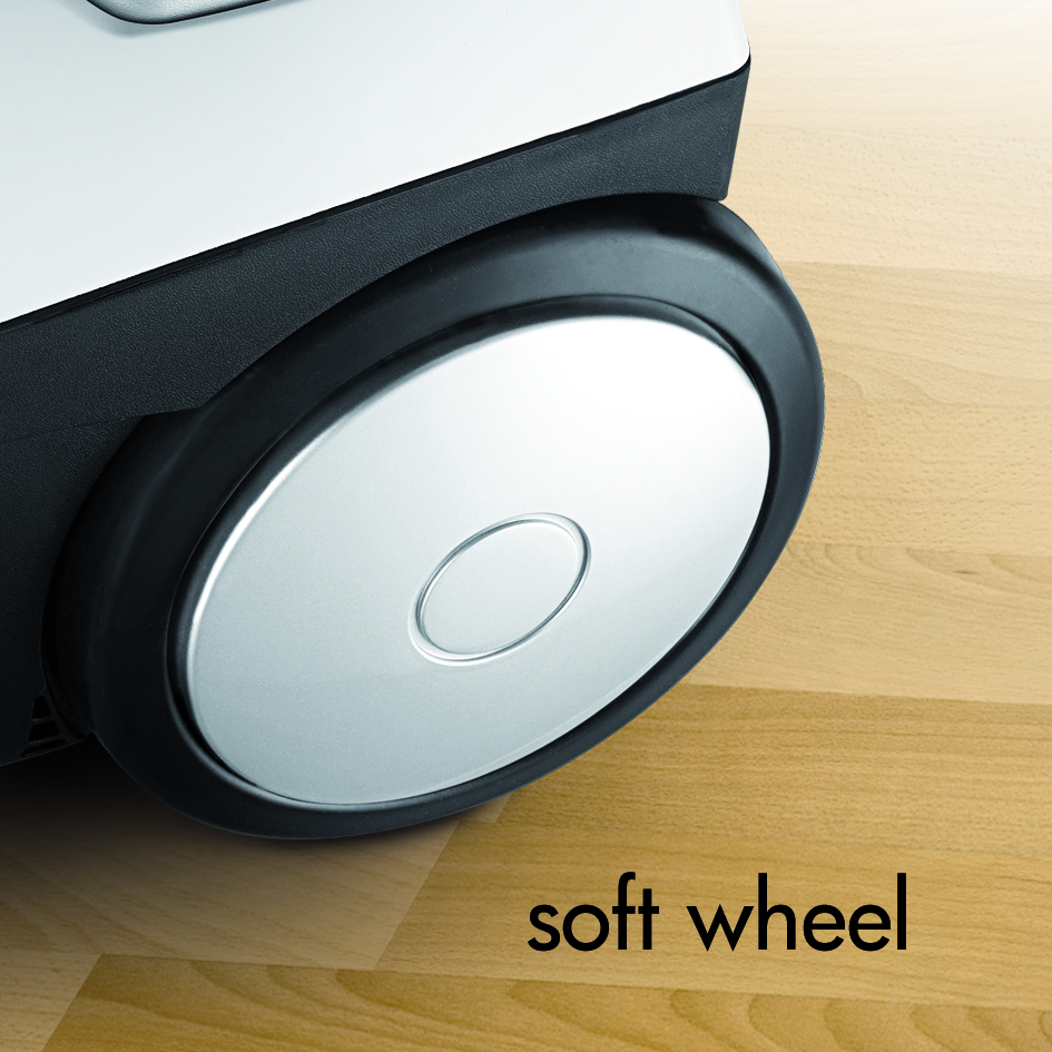 Trisa Classic Clean T6601 leistungsstarker Zugstaubsauger weiß