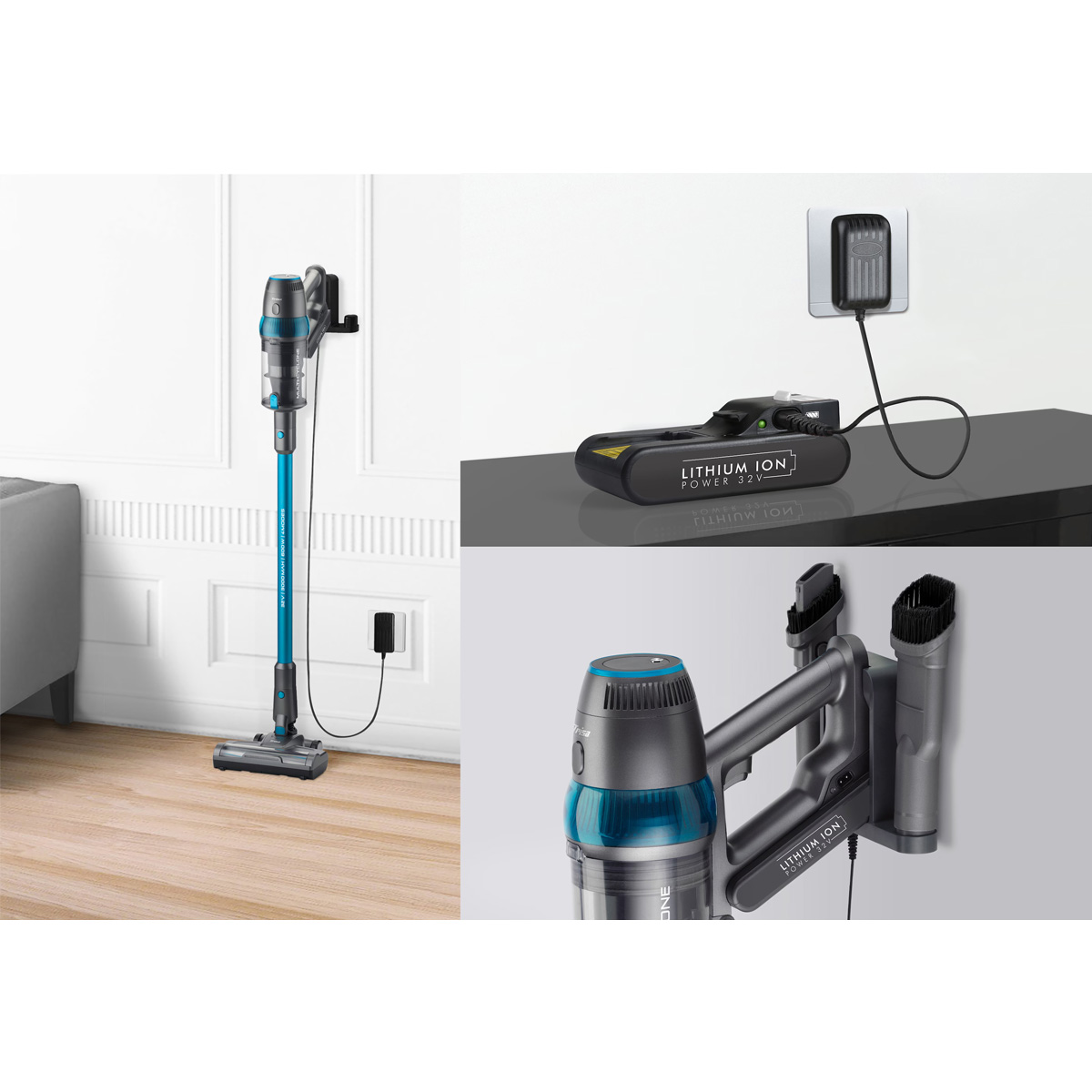 Trisa T9621 Quick Clean Leistungsstarker Akku-Staubsauger