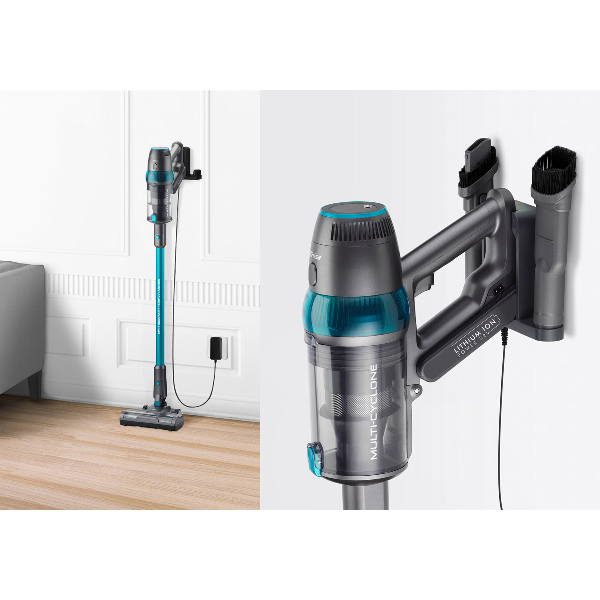 Trisa T9621 Quick Clean Leistungsstarker Akku-Staubsauger