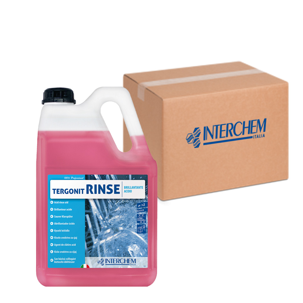 Packung mit 2 Dosen Tergonit Rinse 5kg Klarspüler für Geschirr