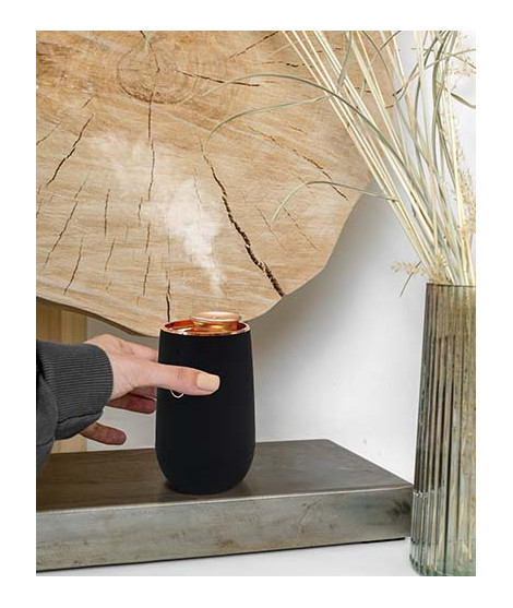 Lux Essenzapura elektrischer Lufterfrischer schwarz und gold