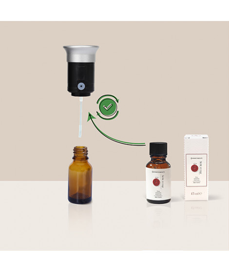 Lux Essenzapura elektrischer Lufterfrischer schwarz und silber